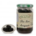 Olive Nere Arraganate in olio d'oliva