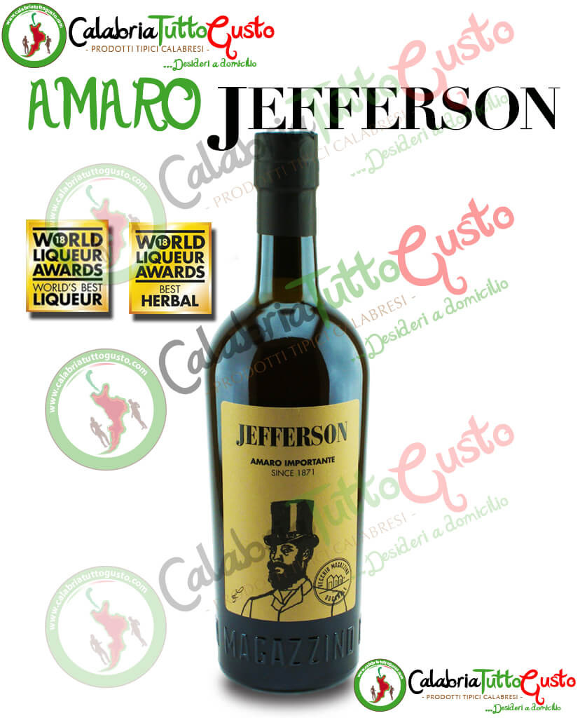 Amaro Jefferson ingredienti Roma dove comprarlo online